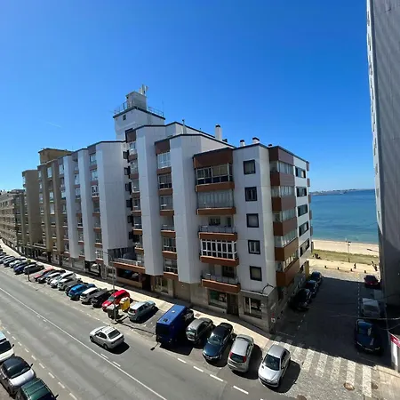 Completo Con Vistas Playa Mar Carril Vilagarcia Lägenhet